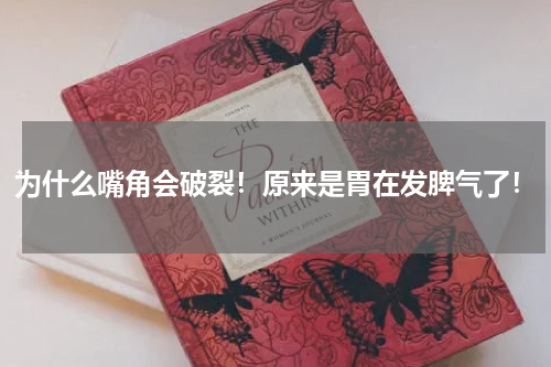 为什么嘴角会破裂！原来是胃在发脾气了！