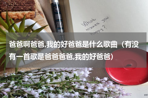 爸爸啊爸爸,我的好爸爸是什么歌曲（有没有一首歌是爸爸爸爸,我的好爸爸）