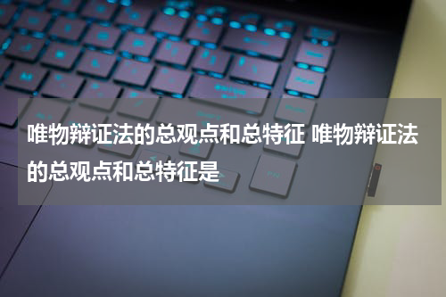 唯物辩证法的总观点和总特征 唯物辩证法的总观点和总特征是