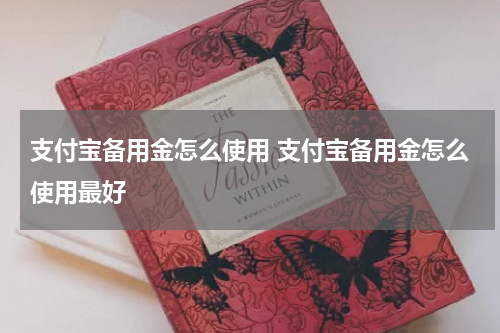 支付宝备用金怎么使用 支付宝备用金怎么使用最好