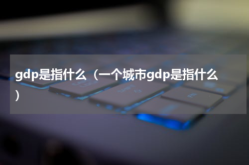 gdp是指什么（一个城市gdp是指什么）