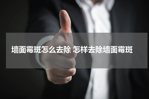 墙面霉斑怎么去除 怎样去除墙面霉斑