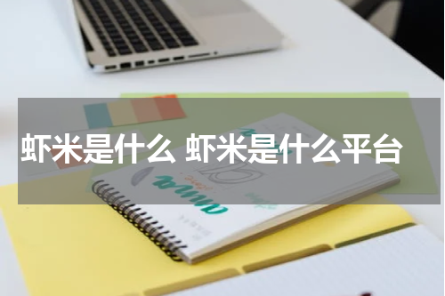 虾米是什么 虾米是什么平台