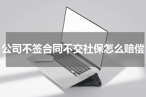 公司不签合同不交社保怎么赔偿