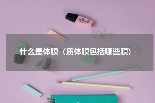 什么是体膜（质体膜包括哪些膜）