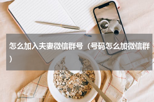 怎么加入夫妻微信群号（号码怎么加微信群）