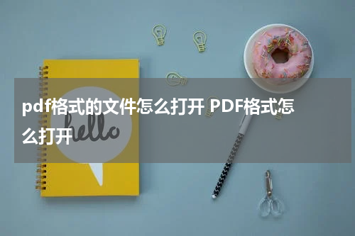 pdf格式的文件怎么打开 PDF格式怎么打开