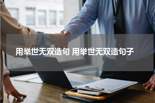 用举世无双造句 用举世无双造句子