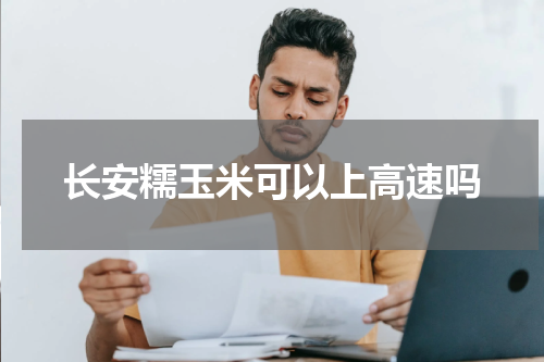 长安糯玉米可以上高速吗