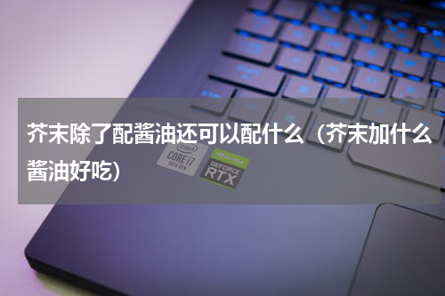 芥末除了配酱油还可以配什么（芥末加什么酱油好吃）