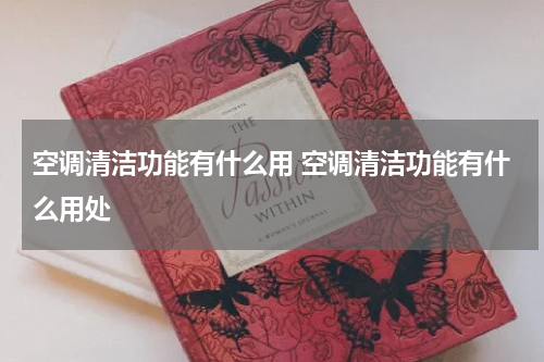 空调清洁功能有什么用 空调清洁功能有什么用处