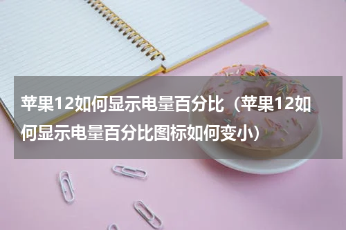 苹果12如何显示电量百分比（苹果12如何显示电量百分比图标如何变小）