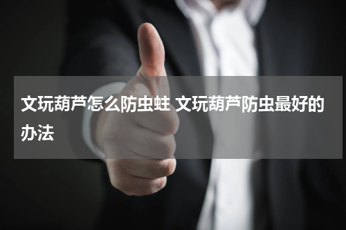 文玩葫芦怎么防虫蛀 文玩葫芦防虫最好的办法