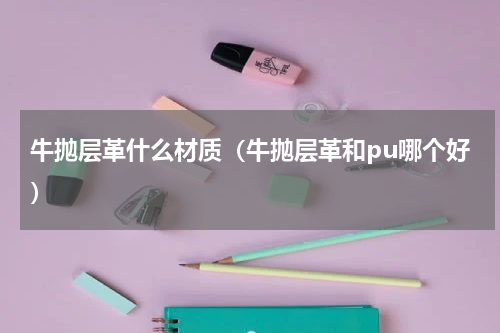 牛抛层革什么材质（牛抛层革和pu哪个好）