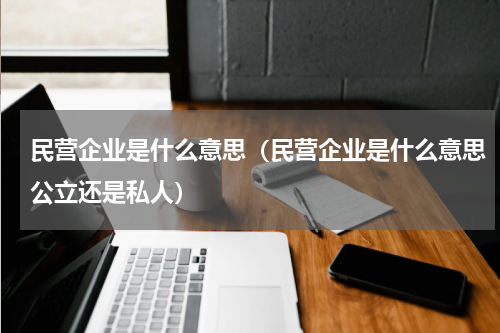 民营企业是什么意思（民营企业是什么意思公立还是私人）