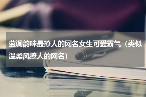 蓝调韵味最撩人的网名女生可爱霸气（类似温柔风撩人的网名）