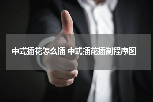 中式插花怎么插 中式插花插制程序图