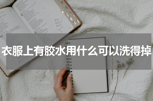 衣服上有胶水用什么可以洗得掉