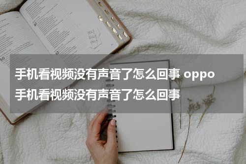 手机看视频没有声音了怎么回事 oppo手机看视频没有声音了怎么回事