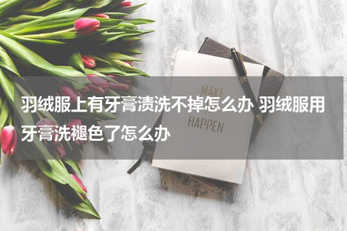 羽绒服上有牙膏渍洗不掉怎么办 羽绒服用牙膏洗褪色了怎么办