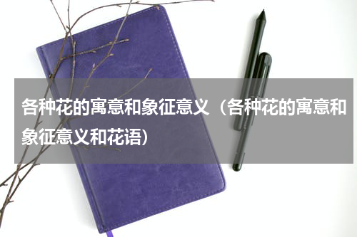 各种花的寓意和象征意义（各种花的寓意和象征意义和花语）