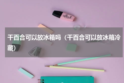 干百合可以放冰箱吗（干百合可以放冰箱冷藏）