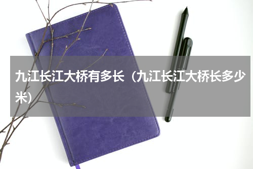 九江长江大桥有多长（九江长江大桥长多少米）