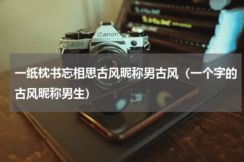 一纸枕书忘相思古风昵称男古风（一个字的古风昵称男生）
