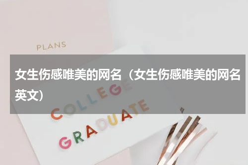 女生伤感唯美的网名（女生伤感唯美的网名英文）