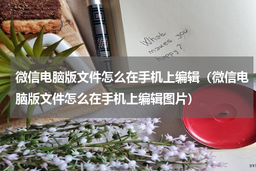微信电脑版文件怎么在手机上编辑（微信电脑版文件怎么在手机上编辑图片）