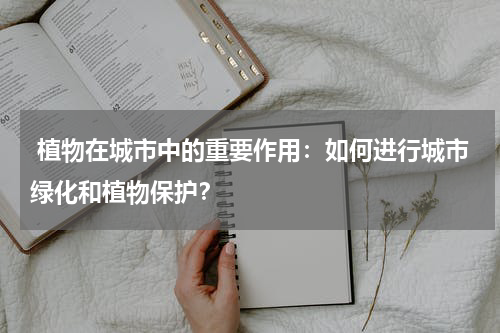  植物在城市中的重要作用：如何进行城市绿化和植物保护？