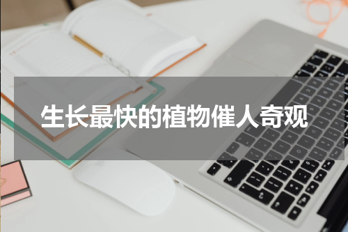生长最快的植物催人奇观