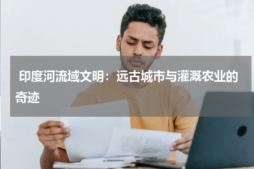 印度河流域文明：远古城市与灌溉农业的奇迹