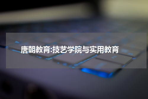  唐朝教育:技艺学院与实用教育