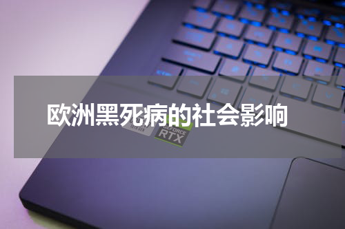  欧洲黑死病的社会影响