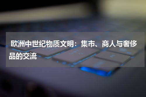  欧洲中世纪物质文明：集市、商人与奢侈品的交流