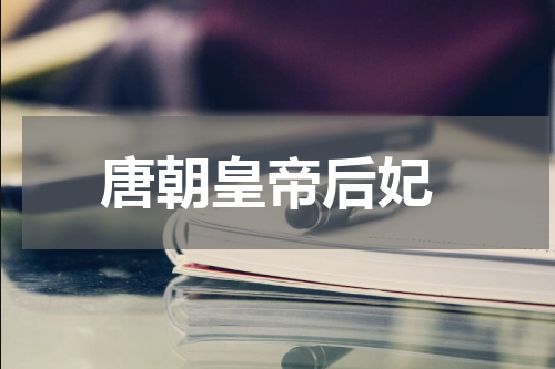  唐朝皇帝后妃