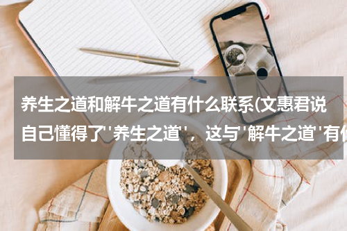 养生之道和解牛之道有什么联系(文惠君说自己懂得了"养生之道"，这与"解牛之道"有什么联系)
