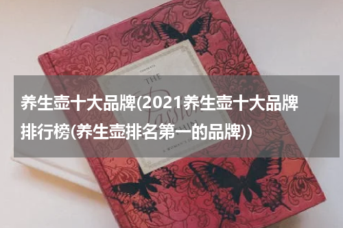 养生壶十大品牌(2021养生壶十大品牌排行榜(养生壶排名第一的品牌))