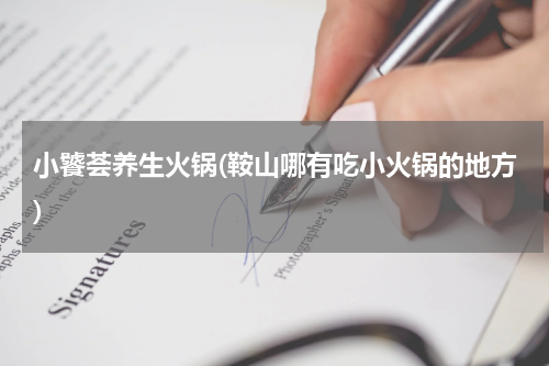 小饕荟养生火锅(鞍山哪有吃小火锅的地方)